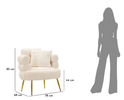 POLTRONA SOFFY PLUS C/CUSCINO CM 78X68X85 - immagine 11