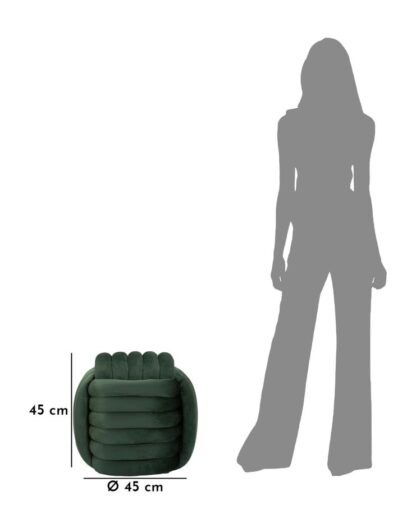PUFF SOFTY VERDE CM 45X45X45 - immagine 7
