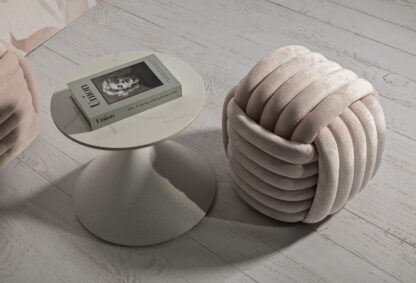 TAVOLINETTO WHITE CM Ø 42x40 - immagine 5