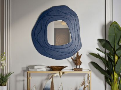 SPECCHIO DA MURO DALIA BLU CM 90X4X97 - immagine 6