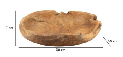 S/TASCHE TIPIC IN TEAK RIC. CM Ø 30X7 (PEZZI UNICI - NON RIP. IN SERIE) - immagine 9