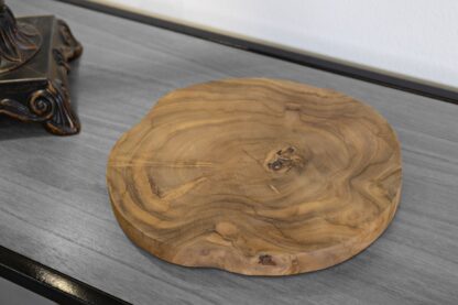 S/TASCHE POKON IN TEAK RIC. CM Ø 24X2 (PEZZI UNICI - NON RIP. IN SERIE) - immagine 8