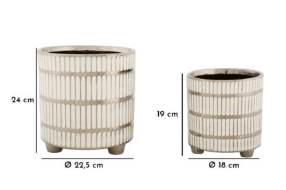 P/VASI COPPIA RAY CM Ø 22,5X24-18x19 - immagine 5