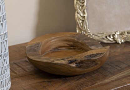 S/TASCHE ERUSI IN TEAK RIC. CM Ø 20X6  (PEZZI UNICI - NON RIP. IN SERIE) - immagine 8