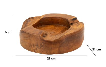S/TASCHE ERUSI PLUS IN TEAK RIC.CM Ø 21X6 (PEZZI UNICI - NON RIP. IN SERIE) - immagine 8