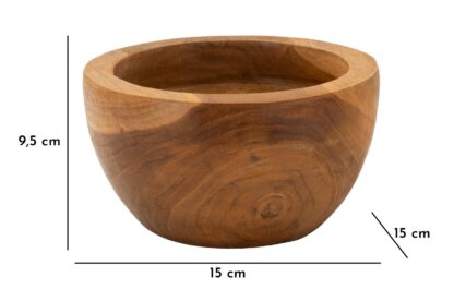 S/TASCHE ERUSI SIMPLE IN TEAK RIC.CM Ø15X9,5 (PEZZI UNICI-NON RIP.IN SERIE) - immagine 8