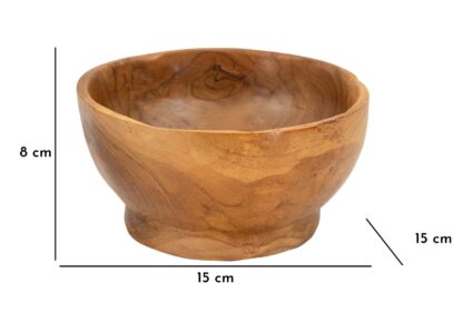 S/TASCHE BUTOT IN TEAK RIC. CM Ø 15X8  (PEZZI UNICI - NON RIP. IN SERIE) - immagine 8