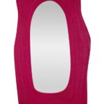 SPECCHIO DA MURO DAFNE FUXIA CM 90X4X165