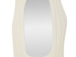 SPECCHIO DA MURO DAFNE BIANCO CM 90X4X165