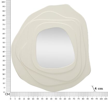 SPECCHIO DA MURO DALIA BIANCO CM 90X4X97 - immagine 6
