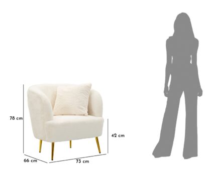 POLTRONA SOFFY C/CUSCINO CM 73X66X78 - immagine 10