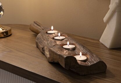 P/CAND LONG IN TEAK RICICLATO CM 51X14X6 (PEZZI UNICI - NON RIP. IN SERIE) - immagine 9