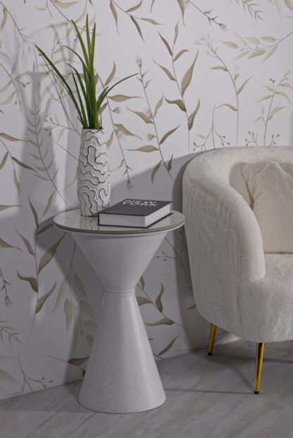 TAVOLINETTO WHITE DOUBLE CM Ø 44,5x63 - immagine 5