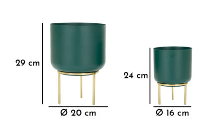 P/VASI GRENT SET 2 PZ CM Ø 20X29-16X24 - immagine 7