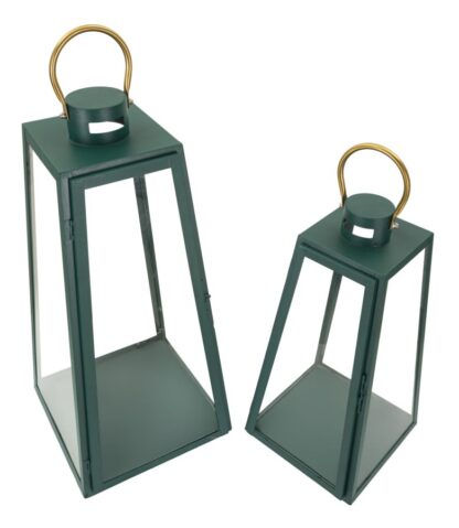LANTERNE GRENT SET 2 PZ CM Ø 25X25X57-20X20X45 - immagine 3