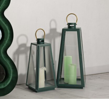 LANTERNE GRENT SET 2 PZ CM Ø 25X25X57-20X20X45 - immagine 5