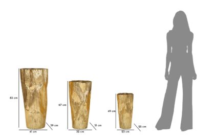 P/VASI GLOLLY TRIS CM Ø 41X39X83- 
32X31X67-23X25X49 - immagine 7