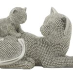 GATTO SPARKY CON CUCCIOLO CM 19X9X13