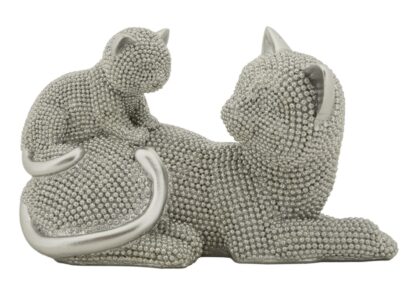 GATTO SPARKY CON CUCCIOLO CM 19X9X13