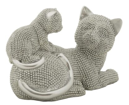 GATTO SPARKY CON CUCCIOLO CM 19X9X13 - immagine 2