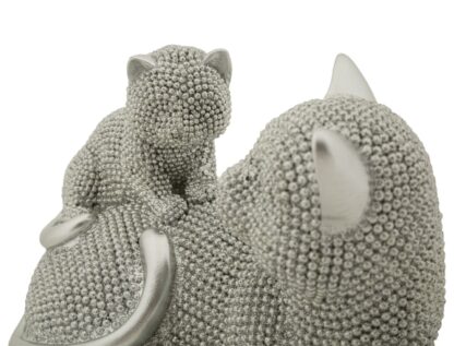 GATTO SPARKY CON CUCCIOLO CM 19X9X13 - immagine 3