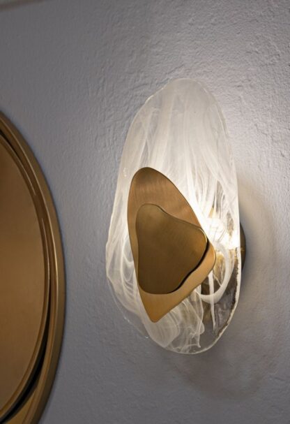 LAMPADA DA MURO OCEAN GOLD CM 21X8X31 - immagine 5