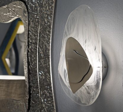 LAMPADA DA MURO OCEAN SILVER CM 21X8X31 - immagine 5
