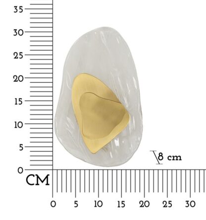 LAMPADA DA MURO OCEAN GOLD CM 21X8X31 - immagine 6