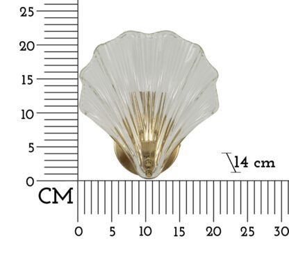 LAMPADA DA MURO SHELL CM 20X14X22 - immagine 7
