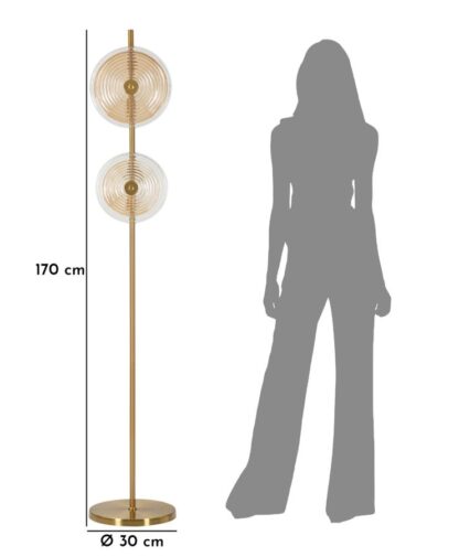 LAMPADA DA TERRA VENICE CM Ø 30X170 - immagine 7