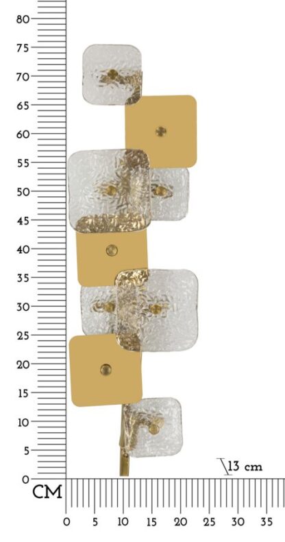 LAMPADA DA MURO GLASSY CM 24X13X76 - immagine 7