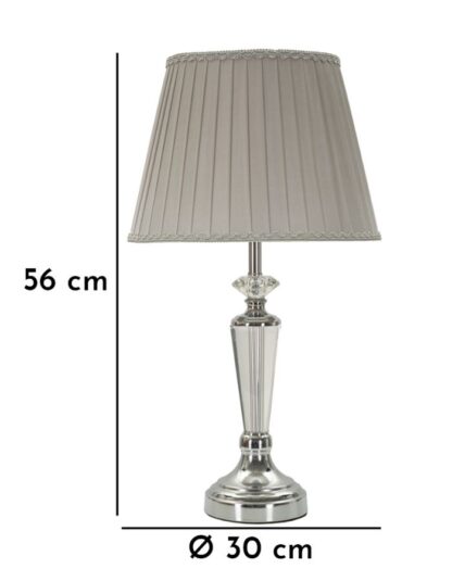 LAMPADA DA TAVOLO SILVERY CM Ø 30X56 - immagine 7