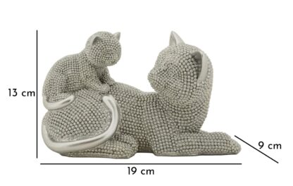 GATTO SPARKY CON CUCCIOLO CM 19X9X13 - immagine 6