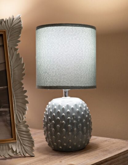 LAMPADA DA COMODINO PONTUS TURCHESE CM Ø 14X27 - immagine 5