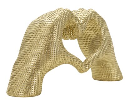 SCULTURA LOVER GOLD CM 25X7,5X13,5 - immagine 2