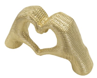 SCULTURA LOVER GOLD CM 25X7,5X13,5 - immagine 3
