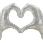 SCULTURA LOVER SILVER CM 25X7,5X13,5