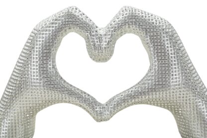 SCULTURA LOVER SILVER CM 25X7,5X13,5 - immagine 4