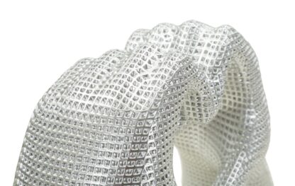SCULTURA LOVER SILVER CM 25X7,5X13,5 - immagine 5