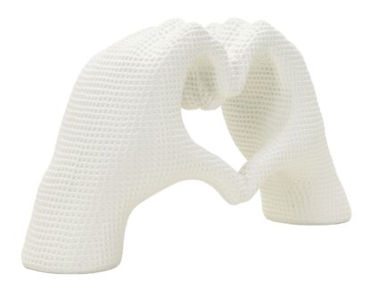 SCULTURA LOVER WHITE CM 25X7,5X13,5 - immagine 2