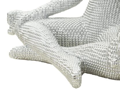 DONNINA YOGA SILVER CM 20,5X15,5X23 - immagine 5