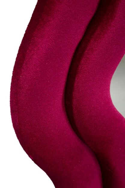 SPECCHIO DA MURO EMILY VELLUTO FUXIA CM 60X6X160 (MISURA SPECCHIO CM 42X144) - immagine 3