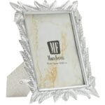 CORNICE LEAVY SILVER CM 21,2X1,7X26,8 (MISURA INTERNA CM 15X20)