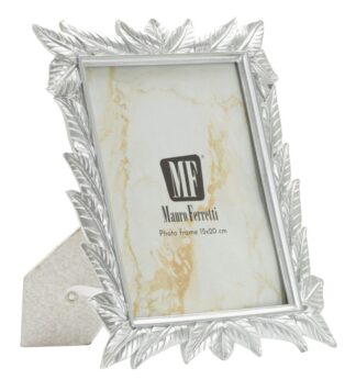 CORNICE LEAVY SILVER CM 21,2X1,7X26,8 (MISURA INTERNA CM 15X20)