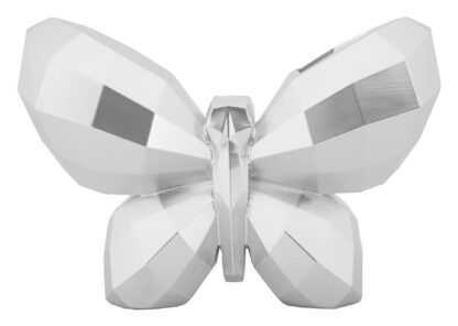 VASO BUTTERFLY SILVER CM 22,5X8X15