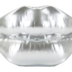 VASO MOUTH LIP SILVER CM 23X8X12