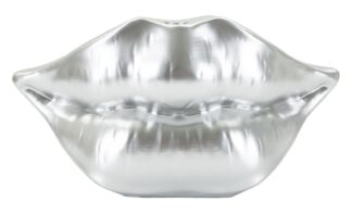 VASO MOUTH LIP SILVER CM 23X8X12