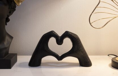 SCULTURA LOVER BLACK CM 25X7,5X13,5 - immagine 6