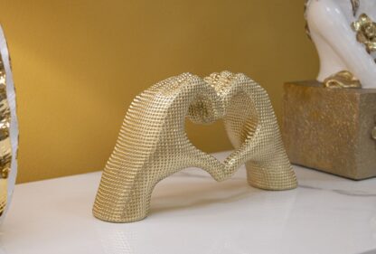 SCULTURA LOVER GOLD CM 25X7,5X13,5 - immagine 6