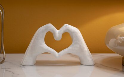 SCULTURA LOVER WHITE CM 25X7,5X13,5 - immagine 6